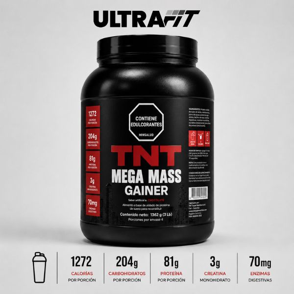 TNT MEGA MASS GAINER 3 LIBRAS