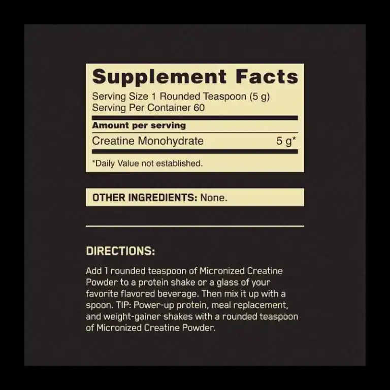 Alternative view of CREATINA POWDER ON MICRONIZADA 60 SERVICIOS