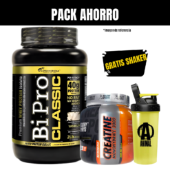 BIPRO CLASSIC 2 LIBRAS + CREATINA HEALTHY SPORTS 100 SERVICIOS + SHAKER