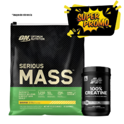 SERIOUS MASS 12 LIBRAS + CREATINA PLATINUM 80 SERVICIOS