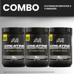 CREATINA PLATINUM 80 SERVICIOS X 3 UNIDADES