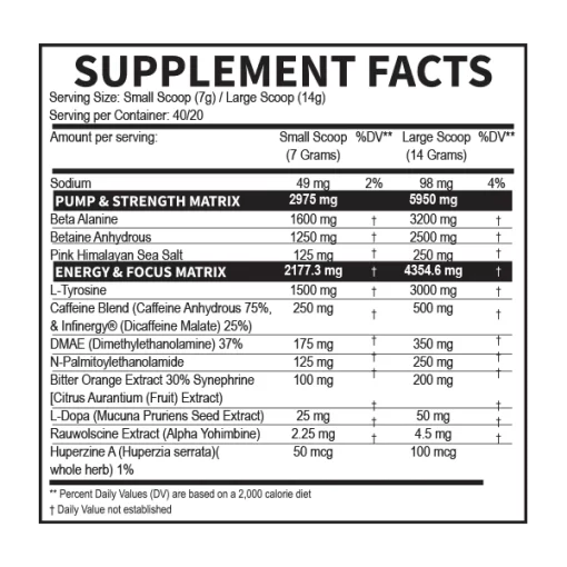 VENOM INFERNO PREWORKOUT 40 SERVICIOS - Imagen 5