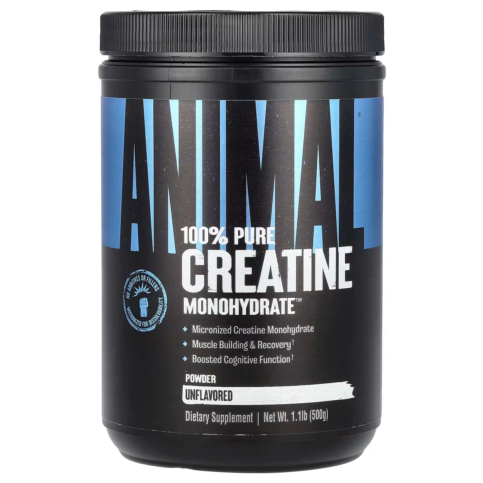 CREATINA MICRONIZADA ANIMAL® 500G 100 SERVICIOS